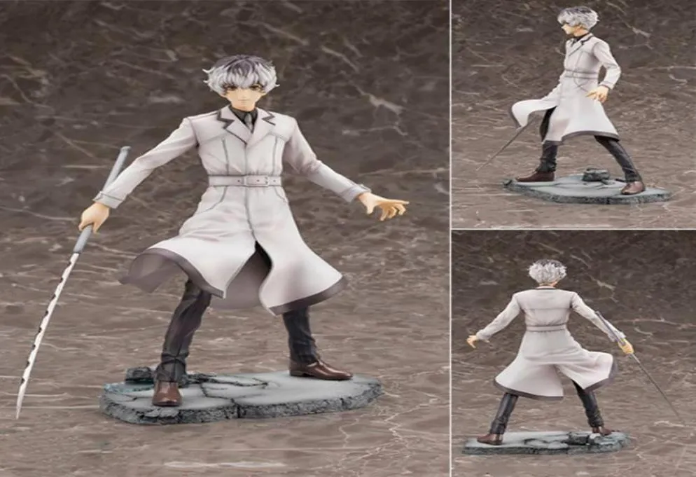 22cm Anime Tokyo Ghoul Figures Kaneki Ken Haïse Sasaki 18 Échelle Prépaited Figure Statue Action Collectible Model Toy2975920