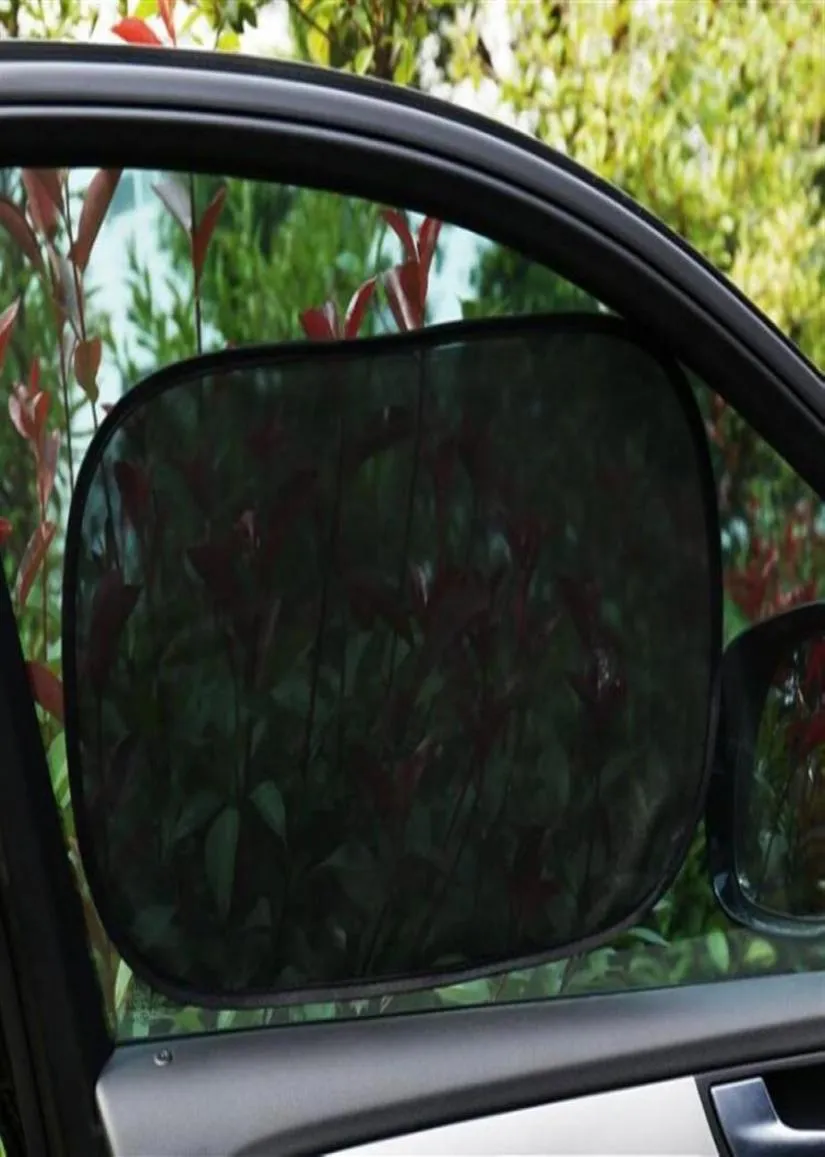 Car Window Sunshine Shade Glass Sunshade Protective Mesh Static Cling Surface Premium Stitching Light Weight Frame235b6817037