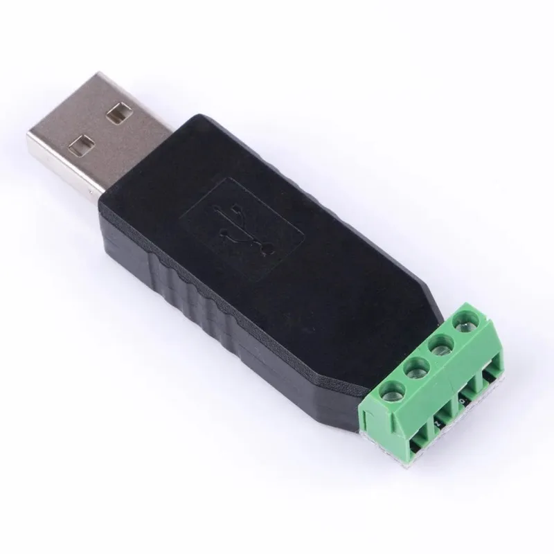 NUOVO 2024 USB 2.0 Rs 232 RS232 Adattatore Convertitore Cavo a 4 pin Porta seriale Chip TX RX GND VCC 5V Supporto Modulo Win10/8/Vista/Android USB