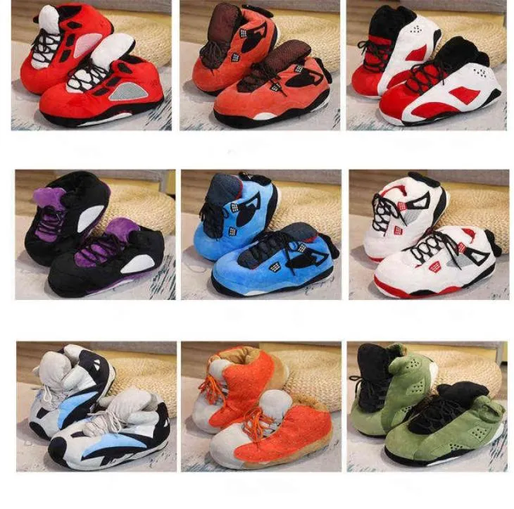 2021 Unisex Winter Slipper Women Snug Lovers Cute Warm Home House Floor Indoor Fluffy Lustige Turnschuhe Basketballschuhe Size3644 Y3528831