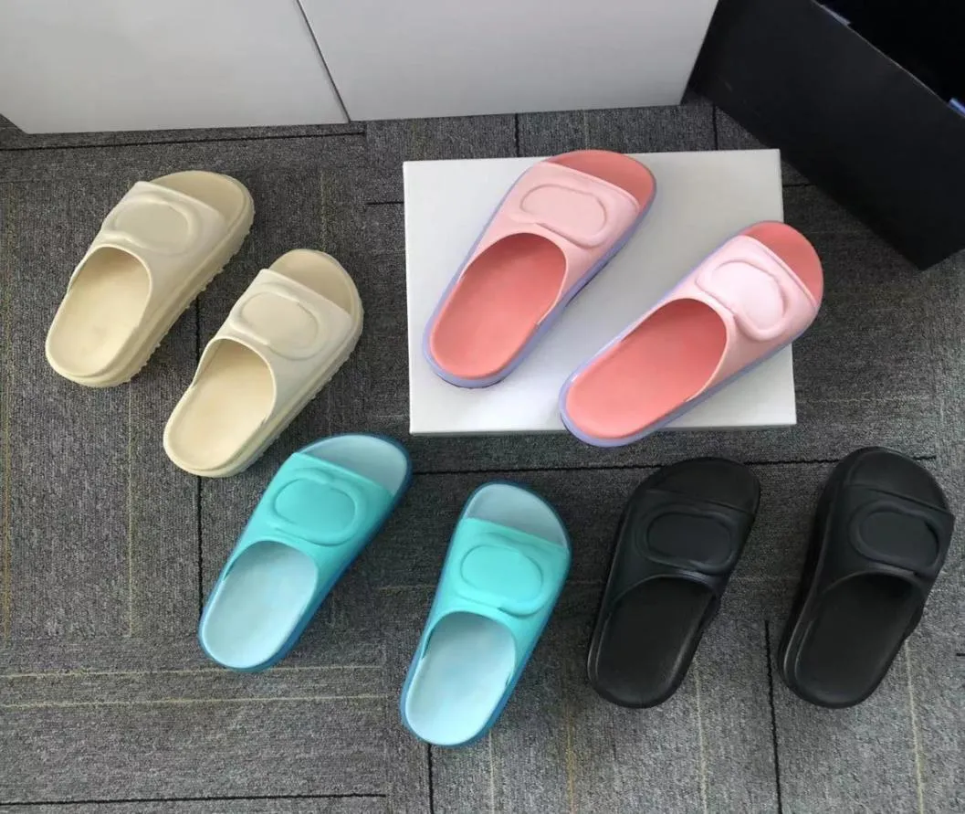 New Style Designer Platform Slippers Sandals Bottom Sandals Sandals Slides Galises Lady Macaron Platform Cendages Canvas Sandal High7745458