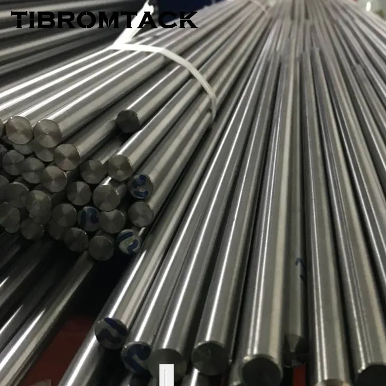 Baoji Custom Dia 10mm L 500mm 5-stycken ASTM B348 GR5 TI-6AL-4V Titanlegering Bar/Rod Price