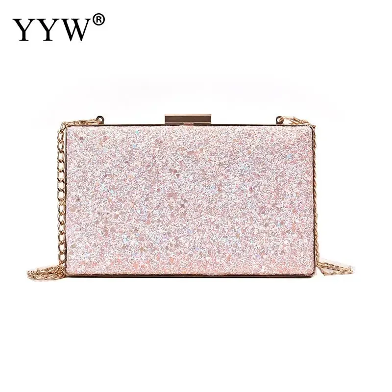 Sacs Femmes Sac d'embrayage scintillants Sacs de soirée féminins Hardsurface Clutches Sequin Wedding Sacs Sacs de mode Pouche de fête de la mode