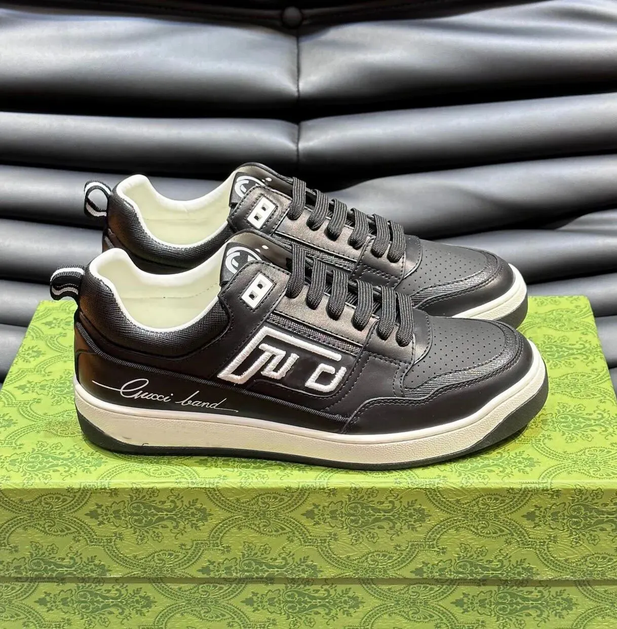 Włochy 2024S/S MAC80 Sneakers Buty męskie cielę skórzana materiał techniczny komfortowy deskorol