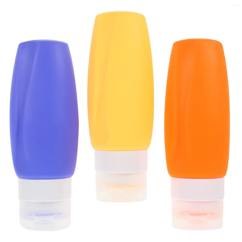 Storage Bottles Travel Toiletry Small Containers Refillable Lotion Shampoo Conditioner Empty Size