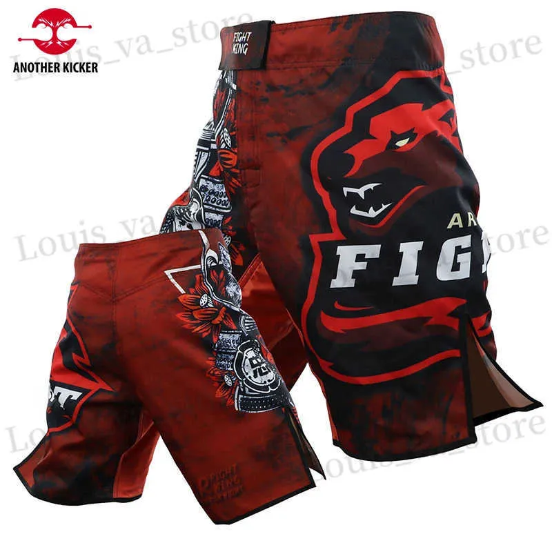 남자 반바지 Tiger Muay Thai Shorts 남자 혼합 무술 jiu-jitsu mma 권투 단편 Sanda Fierce 싸움 킥복싱 바지 bjj 트렁크 t240419