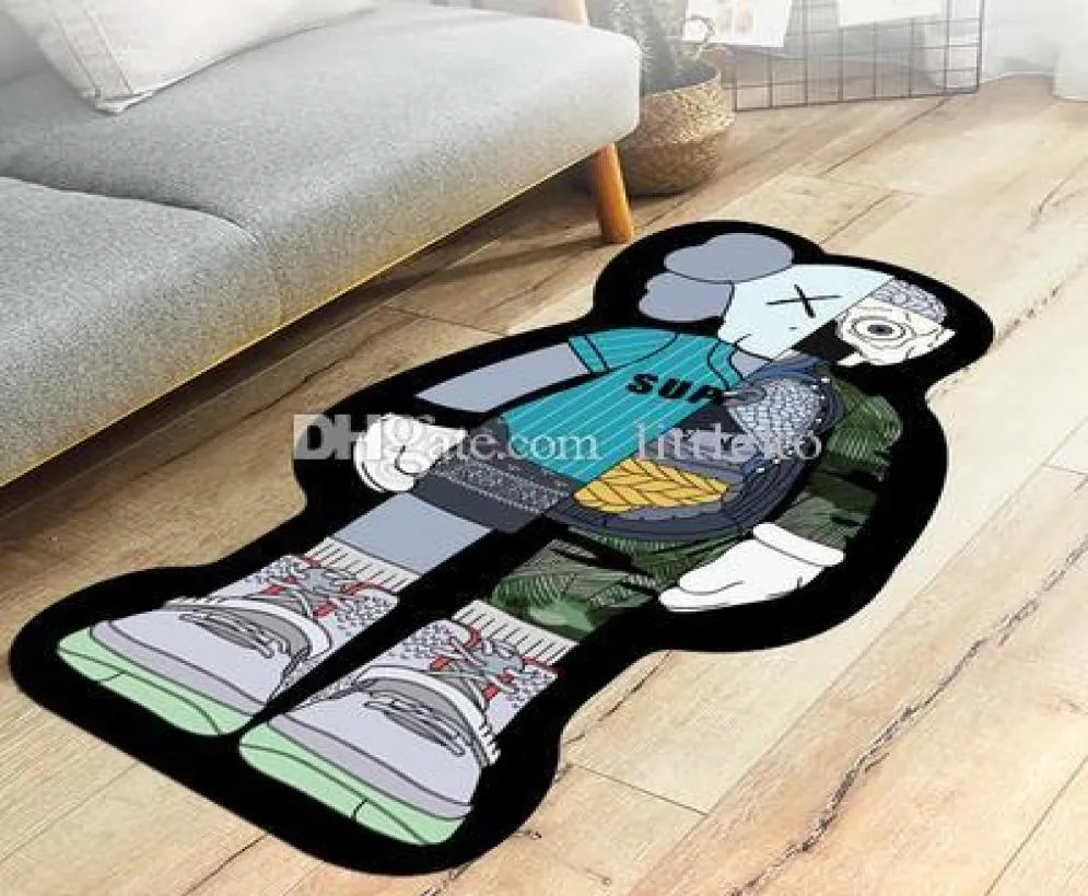 Home Furnishings Trendy kAWs Anatomy Carpet Originality Bathroom Door Mat Absorbent Floor Mat Rugs Living Room7389789