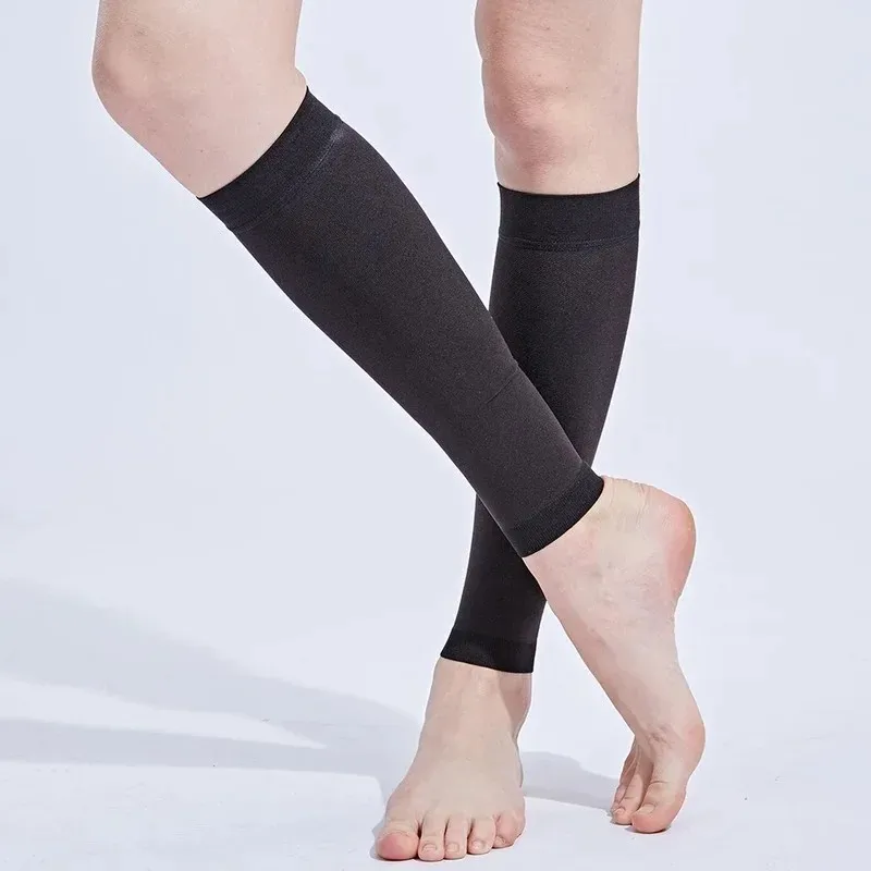 2024 MEN'S LITENTER CALF COMPRASTION SLEEVES دعم الدعم الجوارب التي لا تحتوي على قدم