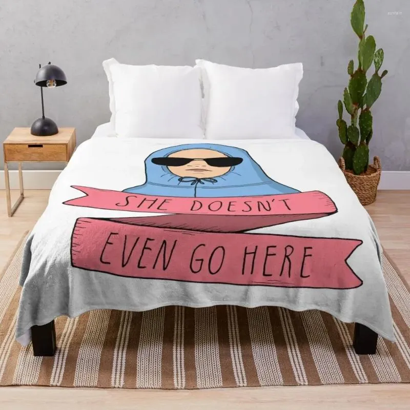 Mean Girls Plush To My Wife Blanket She Doesnt Even Go Here Soft And