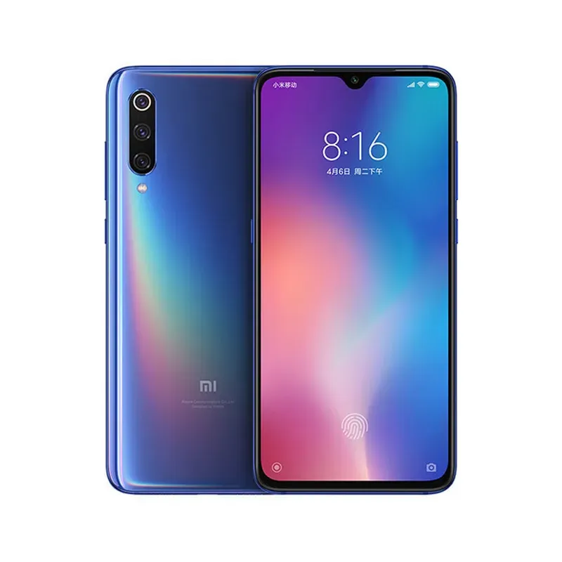 Xiaomi 9 4GスマートフォンCPU QUALCOMM SNAPDRAGON 855 6.39INCH SCREAN 48MPカメラ3300MAH Google System Android中古電話