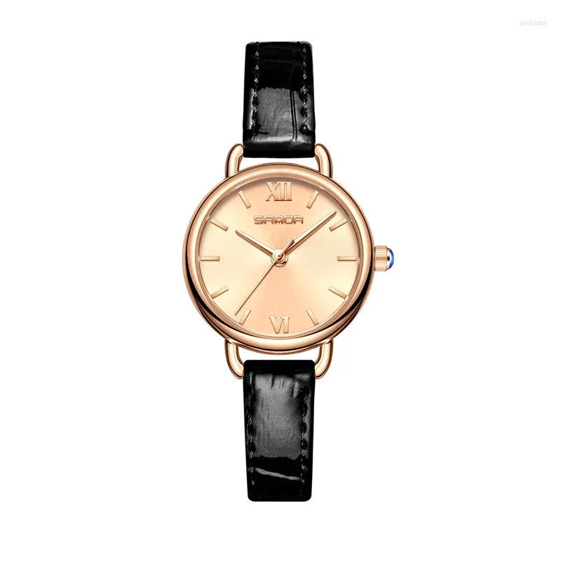 손목 시계 간단한 여성 드레스 시계 패션 2024 캐주얼 실리콘 스트랩 숙녀 석영 시계 선물 시계