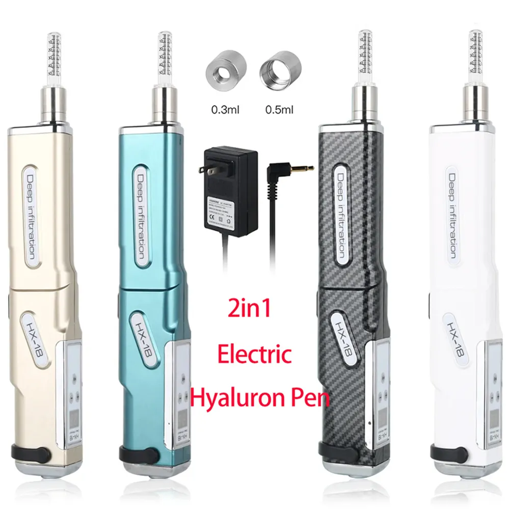 2in1 Auto Electric Hyaluron Penna 0,3 ml 0,5 ml AMPOULE TESTA ADIPA ADAPER DEIDEF