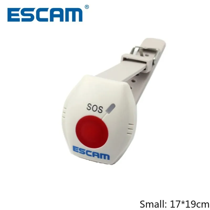 ESCOAM AS004 2024年の家庭安全およびセキュリティシステムの強化のためのワイヤレス強盗アラームブレスレット