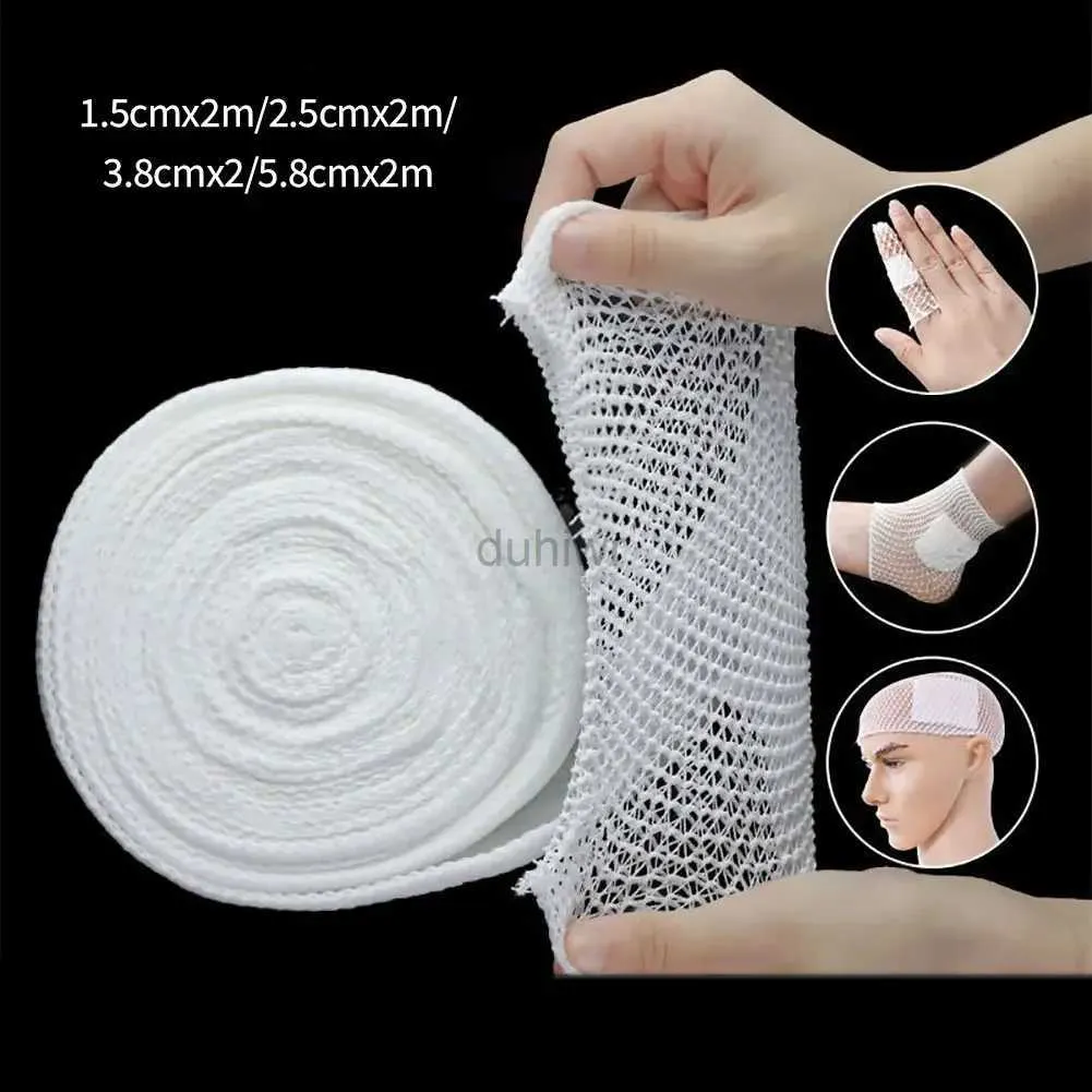 Fornitura di pronto soccorso 1 roll bandage tubolare bandage elastico ferita in rete garza garza bandage bandage bandage bandagi per ginocchia di polso d240419