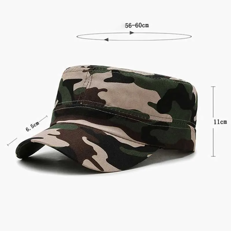 Ball Caps hommes femmes armée camouflage coton Caps militaires plats top toppotball marines camionneur snapback chapeau unisexe os camo chapeau