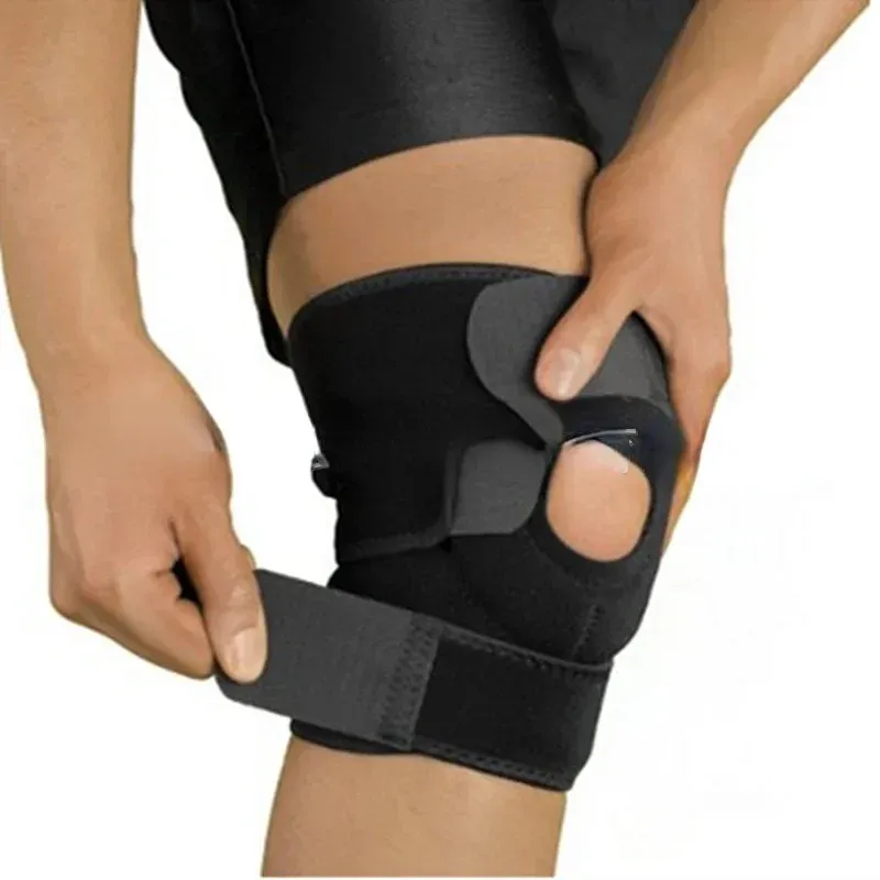 フィットネス膝のサポート膝蓋骨弾性包帯テープスポーツストラップ膝パッド膝ブレースフットボールスポーツ用プロテクターバンド