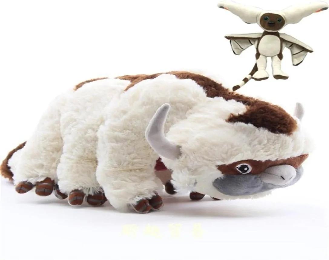 45 55 cm Awatar Anime Ostatnie Airbender Plush Toys Avatar Appa Plushie Flushie Miękkie Momo Pchane lalki dla zwierząt Prezenty urodzinowe 25958166