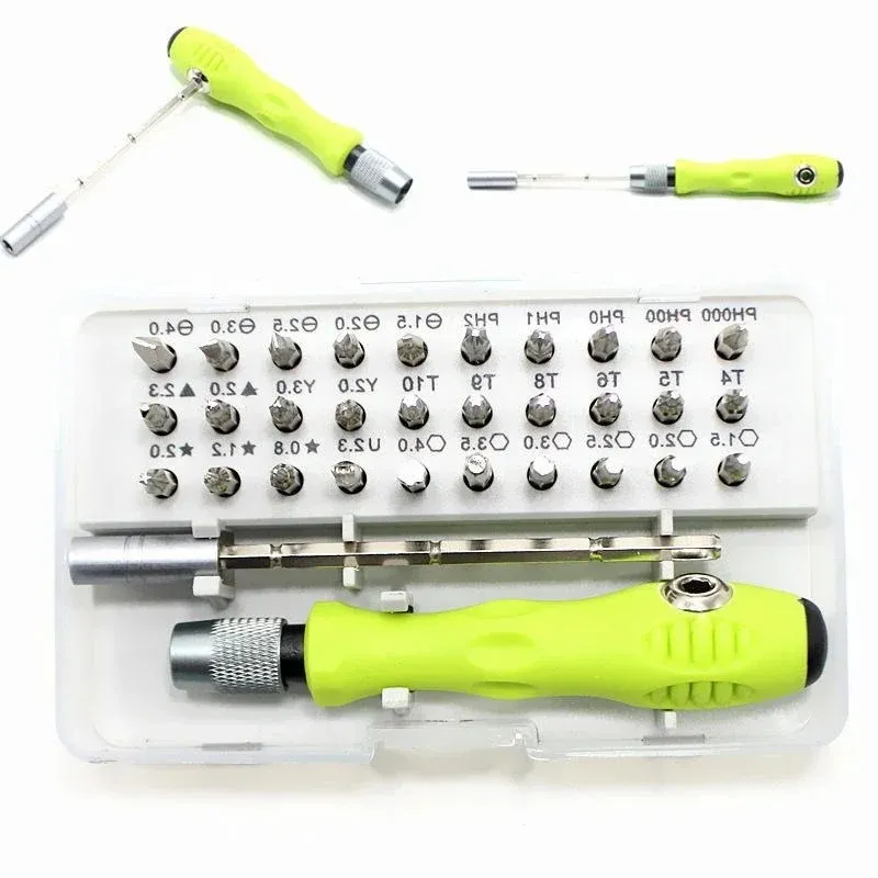 Créativité 32 en 1 tournevis à la précision Mini Bits de tournevis magnétique kit Téléphone Mobile iPad Camera Maintenance Tool Repair