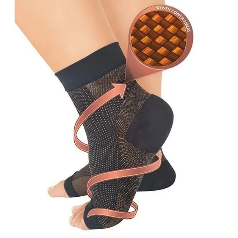 2024 2st/Dual Sports Ankle Compression Socks Anti-Fatigue Foot Cover Breattable Mesh Foot Cover Anklet Protector säkert, här är