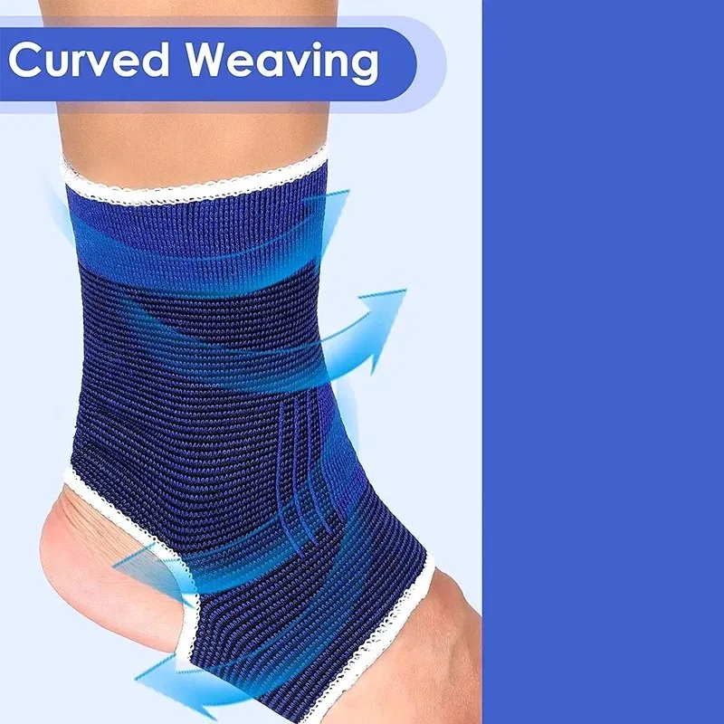 Professional Elastic Knitted Ankle Support Band Ankle Brace for Ankle Sprain Sports Protects Shoes Ankle Therapy