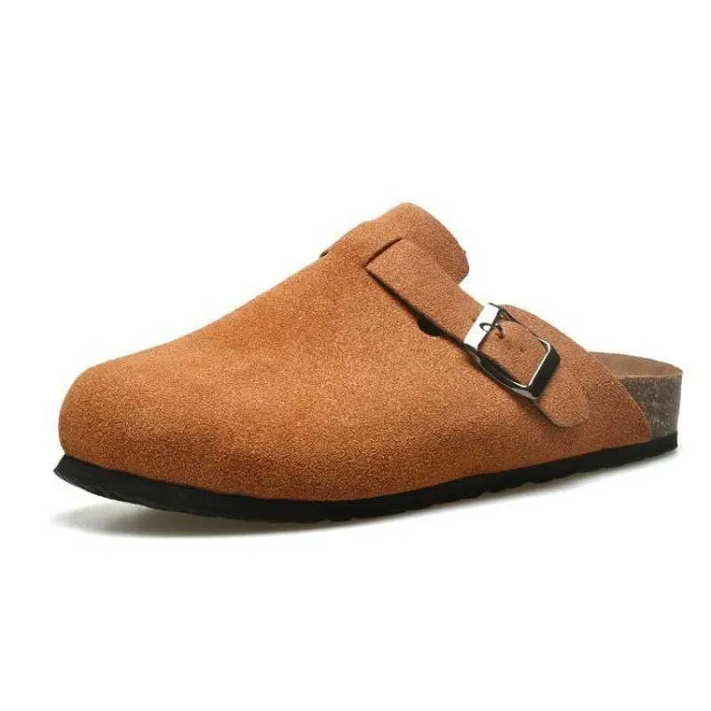 Casual Room tofflor Boken Shoes Head Slippers Män och kvinnor bär koreansk version av Retro Big Head Soft Soled Shoes Designer Sandaler Storlek 35-45 C240419