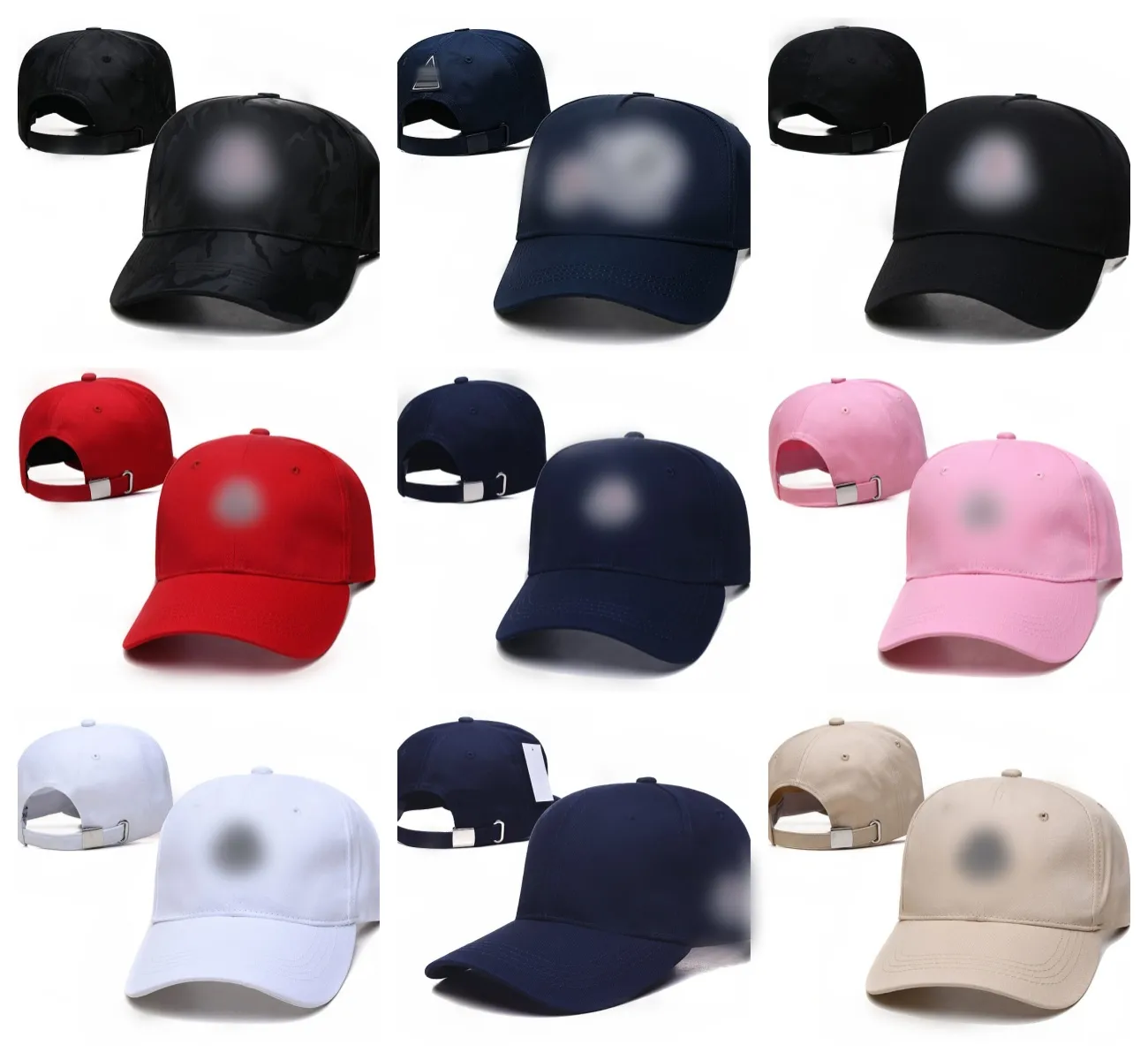 Designerhüte bestickte Baseballkappe weibliche Sommer lässige Casquette Hundert Take Sun Protection Sun Hut 7Colors F1