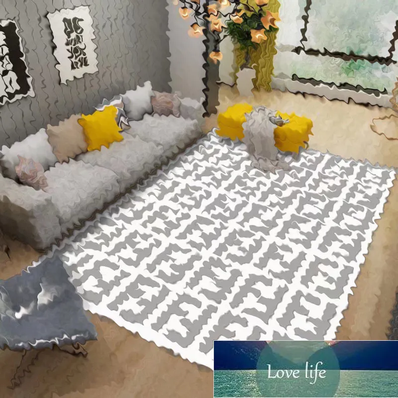 큰 브랜드 패션 럭셔리 커피 테이블 소파 매트 카펫 바닥 매트 홈 침실 방 큰 카펫 거실 카펫 카펫