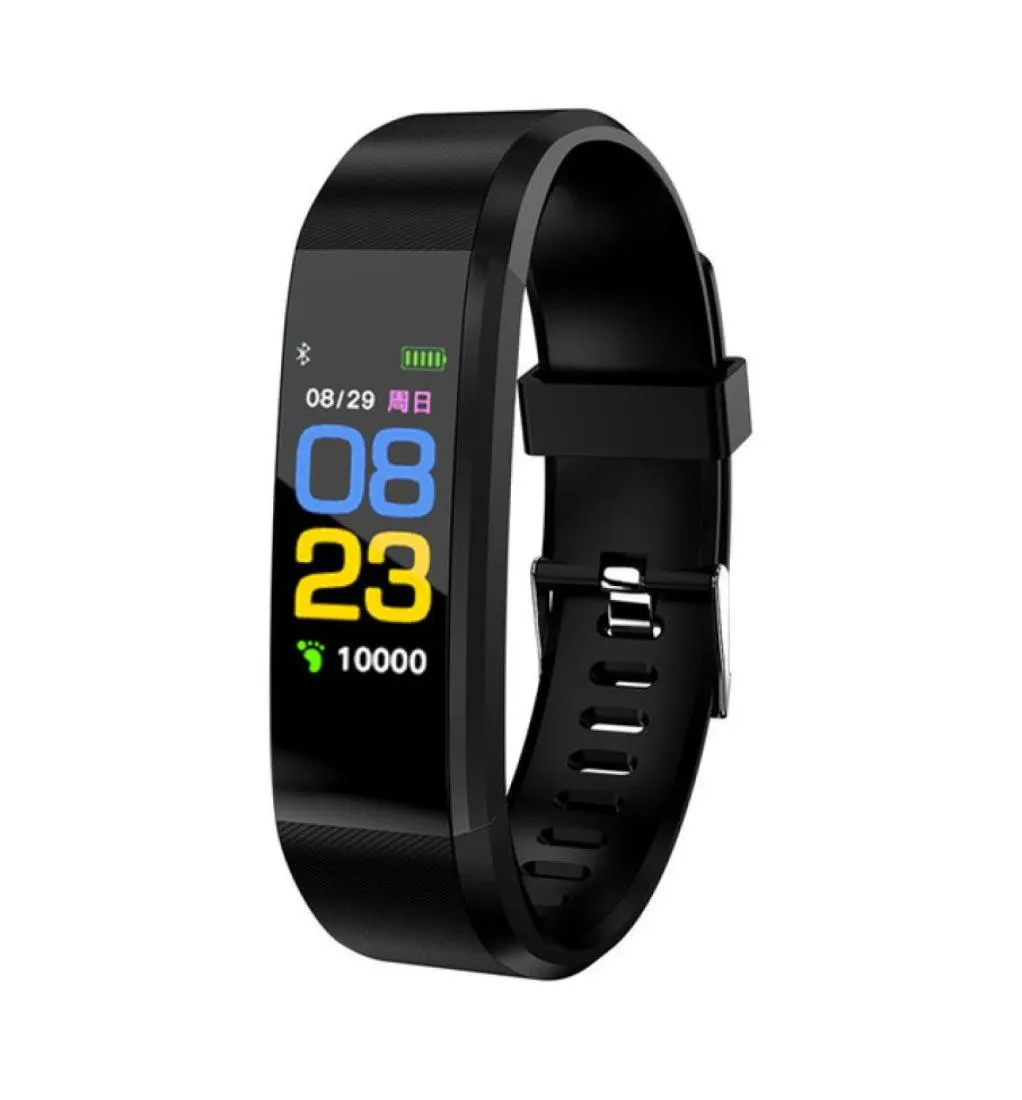 Bluetooth inteligentne opaski na rękę zegarek obserwowanie fitness do śledzenia fitness Waterproof Sports Smart Bracelets na Android iOS Smart Phone Watch4320165