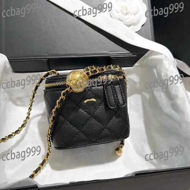 CC Bag Ball Golden Ball Mini Mulheres Crossbody Bolsa Cosmética Corrente Ajustável Correia Correia Bola de Luxúria Bola de Luxúria Pão de moeda vintage