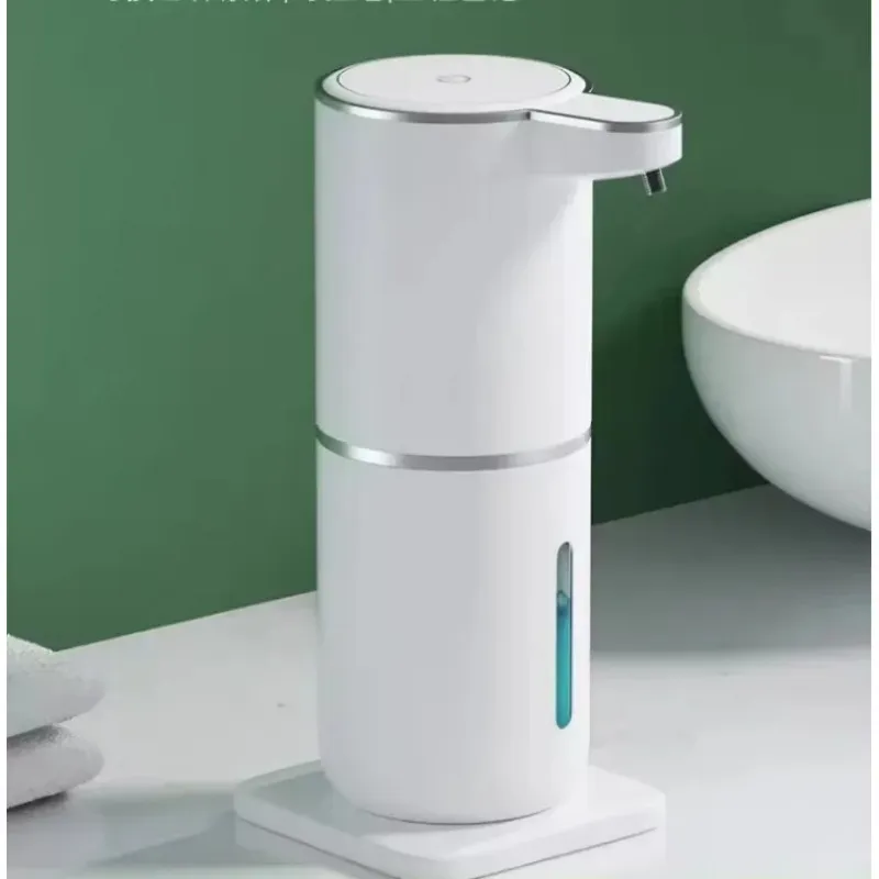 2024 distributore di sapone schiuma di sapone a touch senza tocco di sapone da 380 ml USB USB ricaricabile ricaricabile a 4 livelli di sapone regolabile in schiuma regolabile Sure, sicuro,