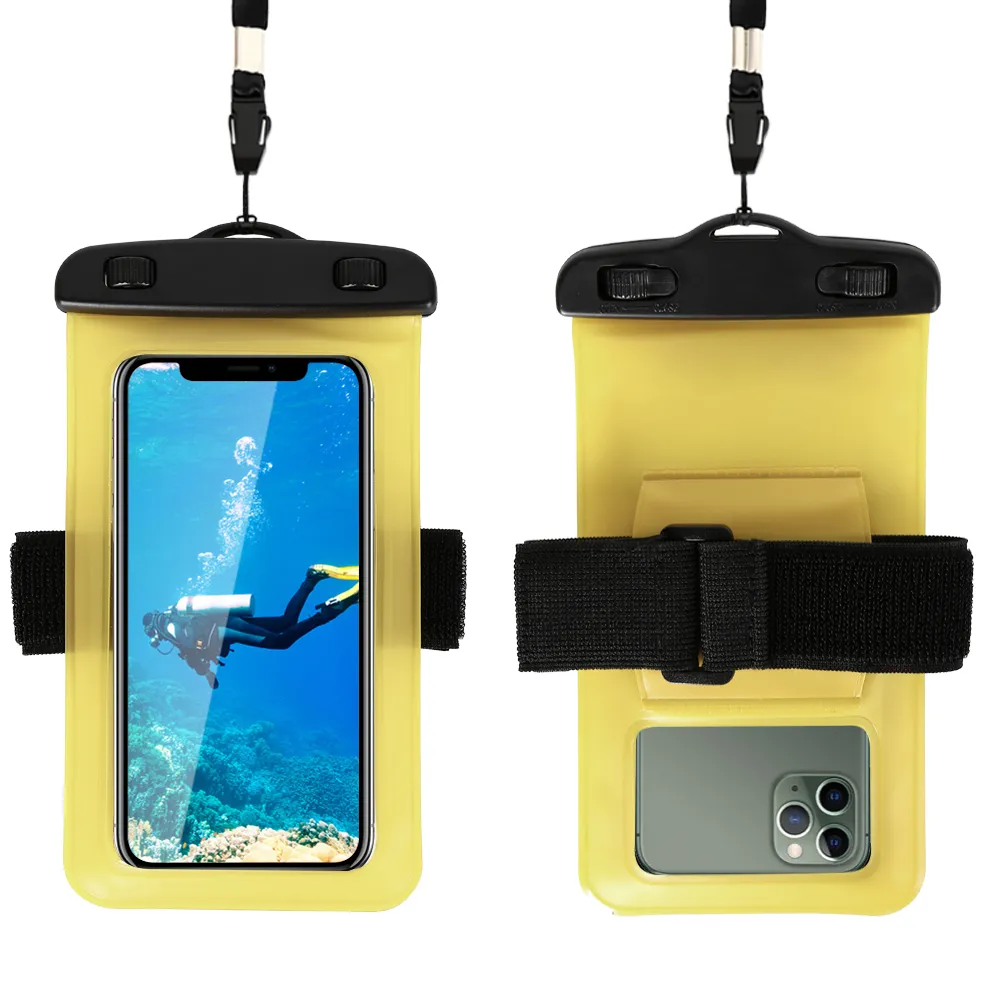 Z893MON Universal Waterproof Telefon Case Band Bande Bancinetto Borse per portafoglio asciutto