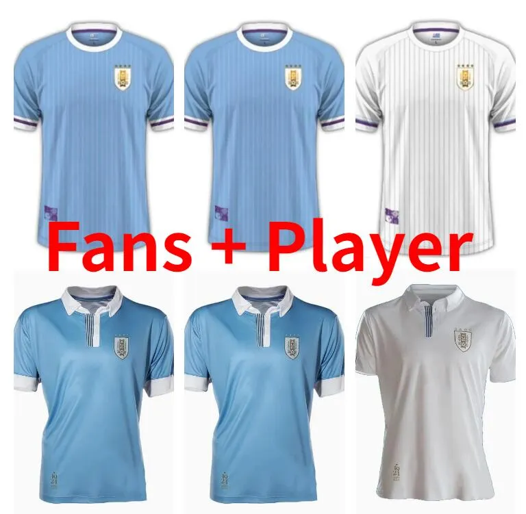 Jerseys Uruguay Soccer 2024 2025 COPA America L.Suarez E.Cavani F. Valverde N.