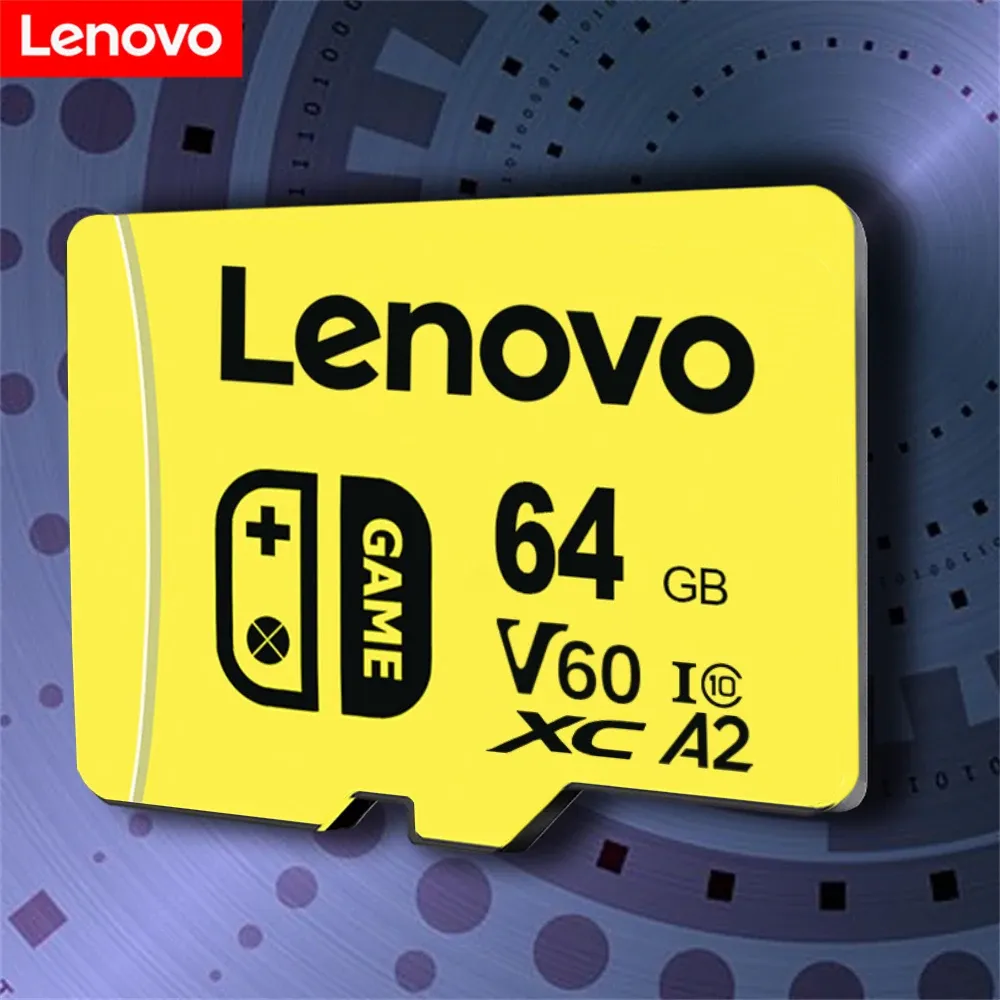 Cartes Nouvelles cartes mémoire Lenovo Micro SD d'origine 2TB CARTE MÉMOIRE C10 TF 128 Go 265 Go SD CARTES FLASH POUR CAMER