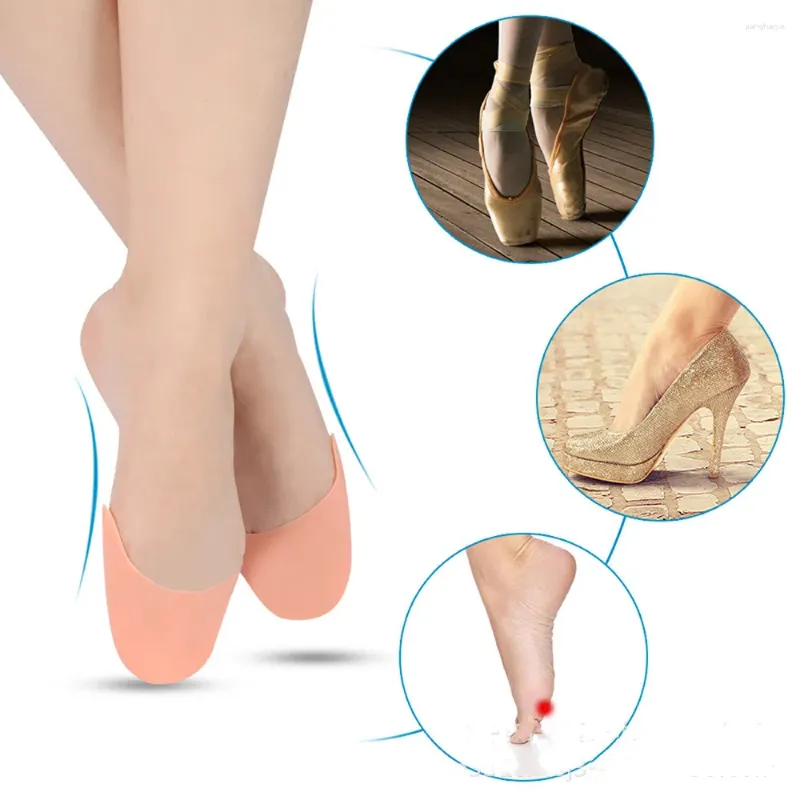 Dance Shoes Pointe Silicone Pad Insoles Toe Protector Adult Ballerina Professional Dancer's