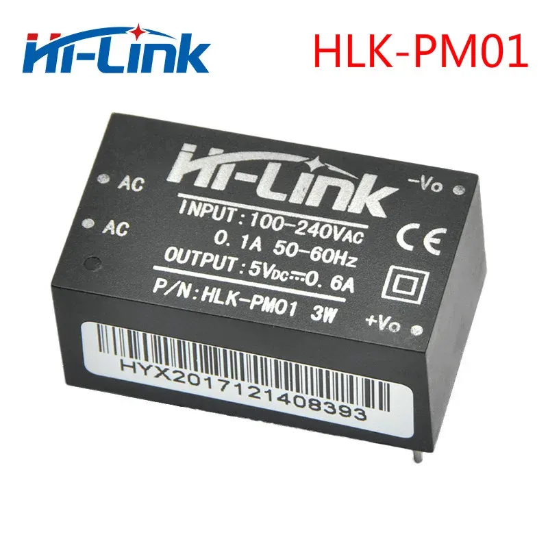 供給無料配送新しいHilink AC DC 5V 3Wミニ電源モジュール220V分離スイッチモードパワーモジュール供給HLKPM01