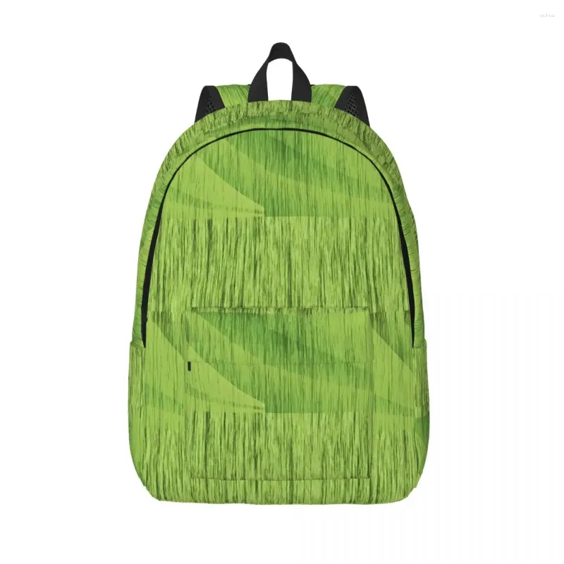 Rugzak mos mos print groene lagen student polyester reizen backpacks ademende moderne schooltassen rugzak