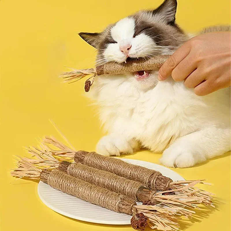 Juegos Para Gatos Caseros Gatos Trepadores Silvervine Chew Stick
