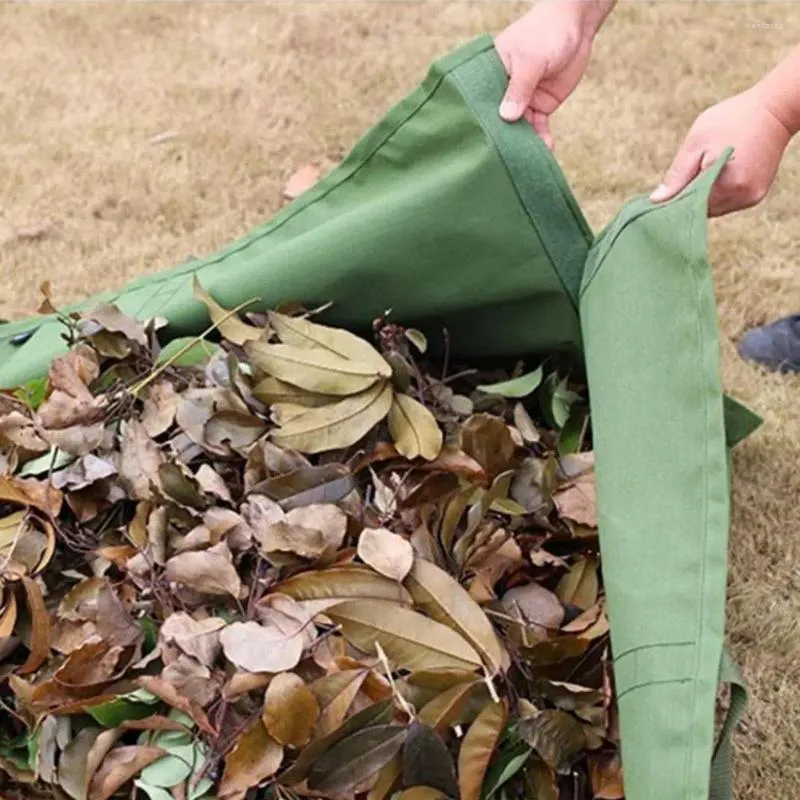 Opbergtassen bladzak draagbaar waterdicht handvat oxford stoffen tuinbladeren vuilnisbak buitenbenodigdheden