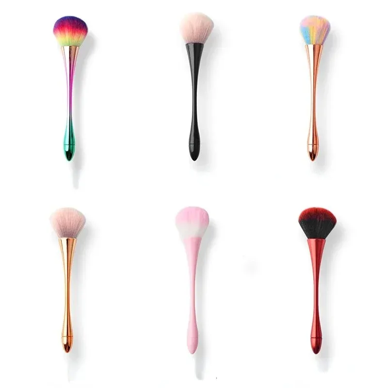 2024 Rose Gold Foundation Powder Brush Brush Professional Make Up Brush Tool مجموعة مستحضرات تجميل ناعمة جدًا كبيرة الحجم