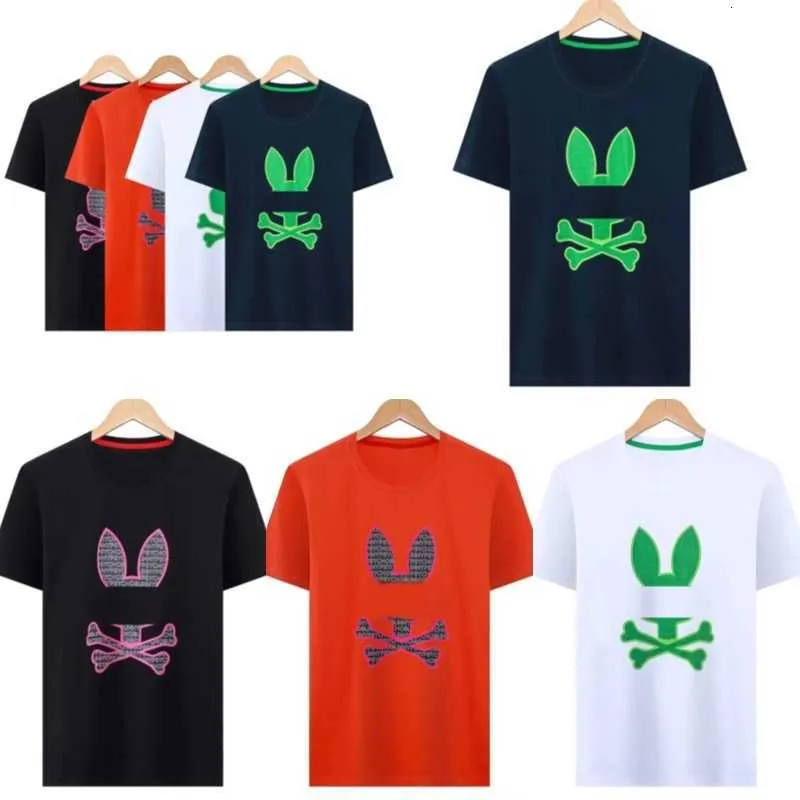 Psychologiczna koszulka króliczka Summer męska Tshirt Rabbit Druku