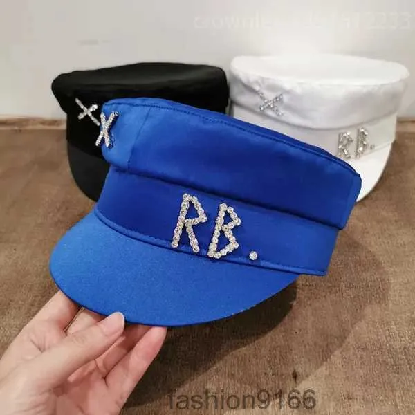 Berets Arrival Spring Summer Caps Women Diamond of Letter Stain Sboy Cap Baker Boy Hat Visors 230606 23SY8