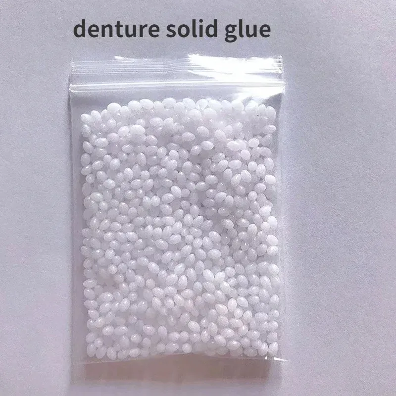 2024 10G HESIN FALSE TEETTH SOLID GIME Temporär tandreparation Set tänder och gap falseteeth Denture Adhesive Teeth Dentist för tandreparation