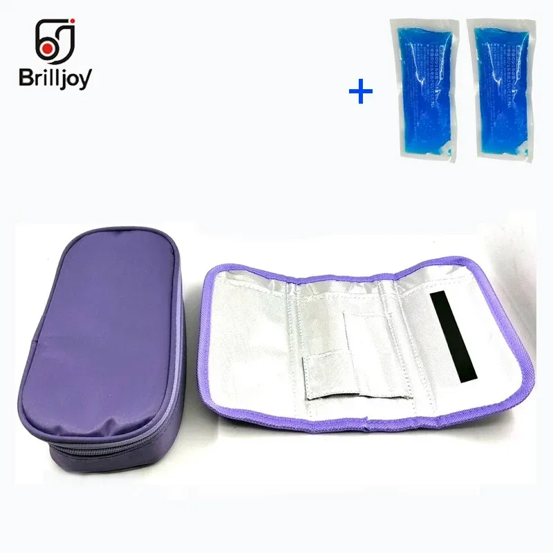 Insulin Cooler box bag purple B