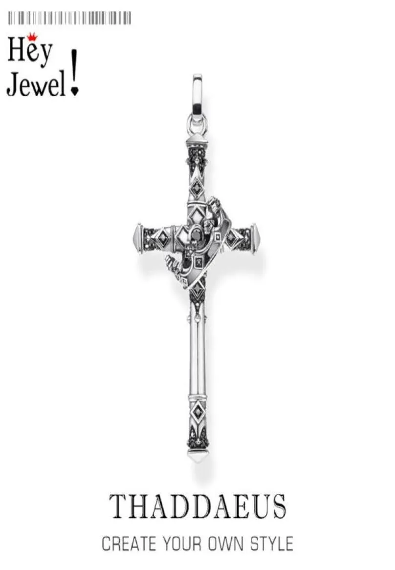 Pendant Necklaces Majestic Cross amp Crown 2022 Jewelry Europe 925 Sterling Silver Symbolism Promises Shield And Certaint Gift F8887531