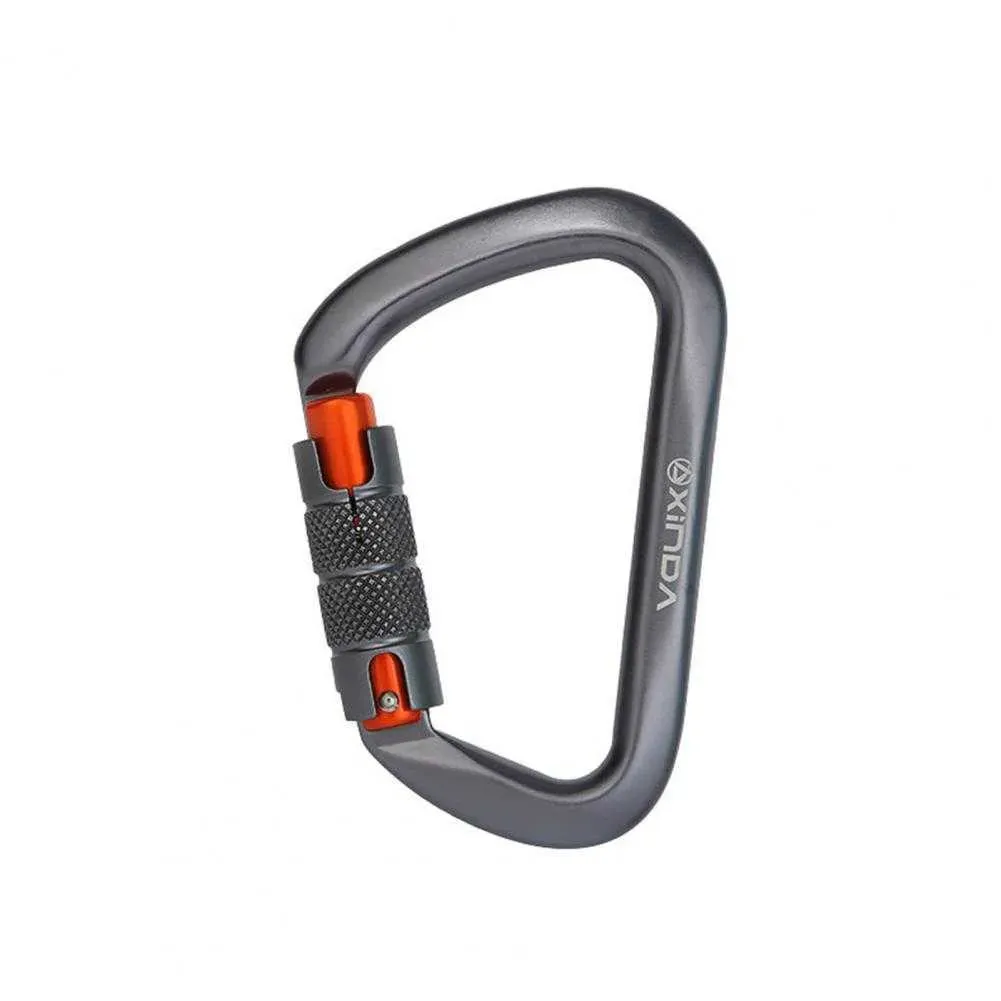 Carabiners carabiners xinda klättring carabiner 25kn lås o dshape skruv klättring lås säkerhet spänne karabiner klättring tillbehör p230420