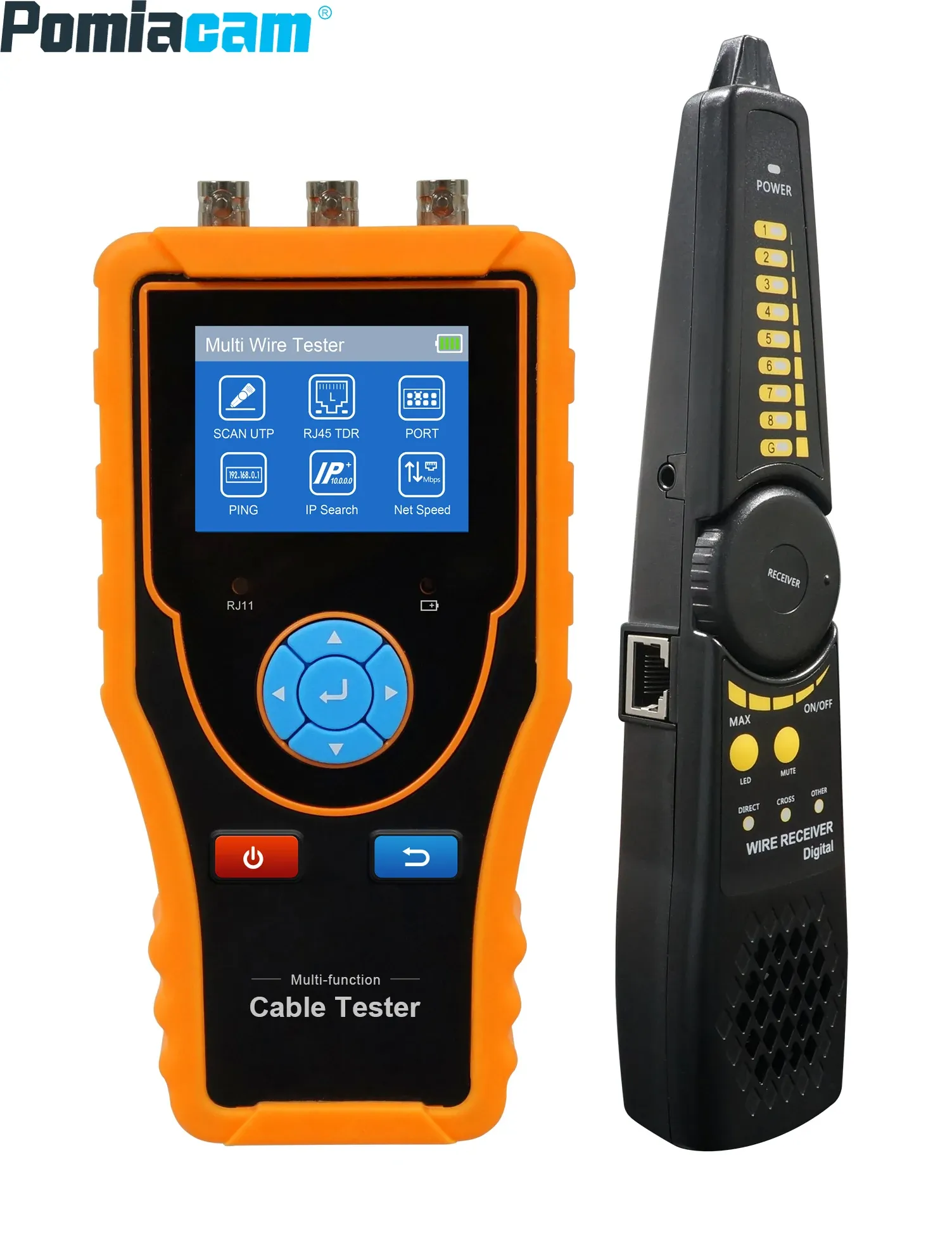 Traceur De Câbles WT255 - Détecteur Réseau/téléphonique, Test RJ45, BNC, Court-circuit - Pour Techniciens, Dépannage