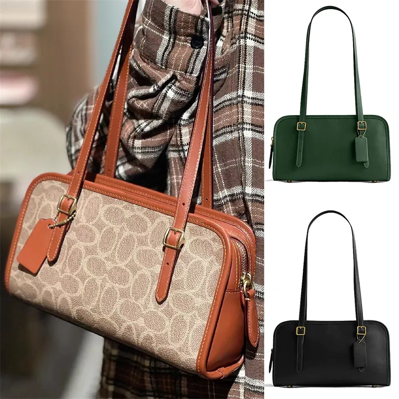 Luxurys el çantası bayan debriyaj salıncak zip çanta cüzdan moda sacoche crossbody tote bowling tasarımcı çanta kadın deri omuz pochette adam siyah askı koltuklu çanta