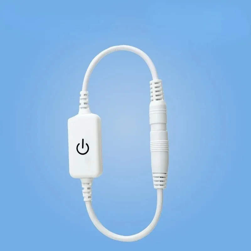 LED Strip Touch Dimmer Parlaklık Kontrolü LED Dimmer Anahtarı 1keyler Dimmer 12V-24V Işık Anahtarı Ayarı 3528 5050 5630