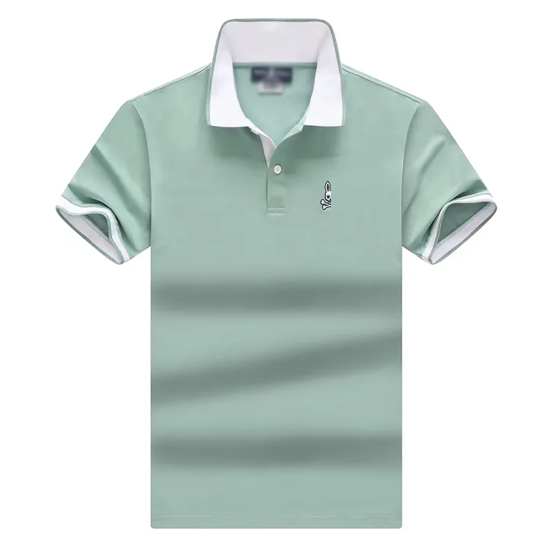 Designer Sommer Revers Psychologischer Polo-Shirt Herren Mode Casual T-Shirt American Street Kurzarm Cartoon gesticktes Kaninchen Mehrfarbene Geschäft Polo-Shirt.