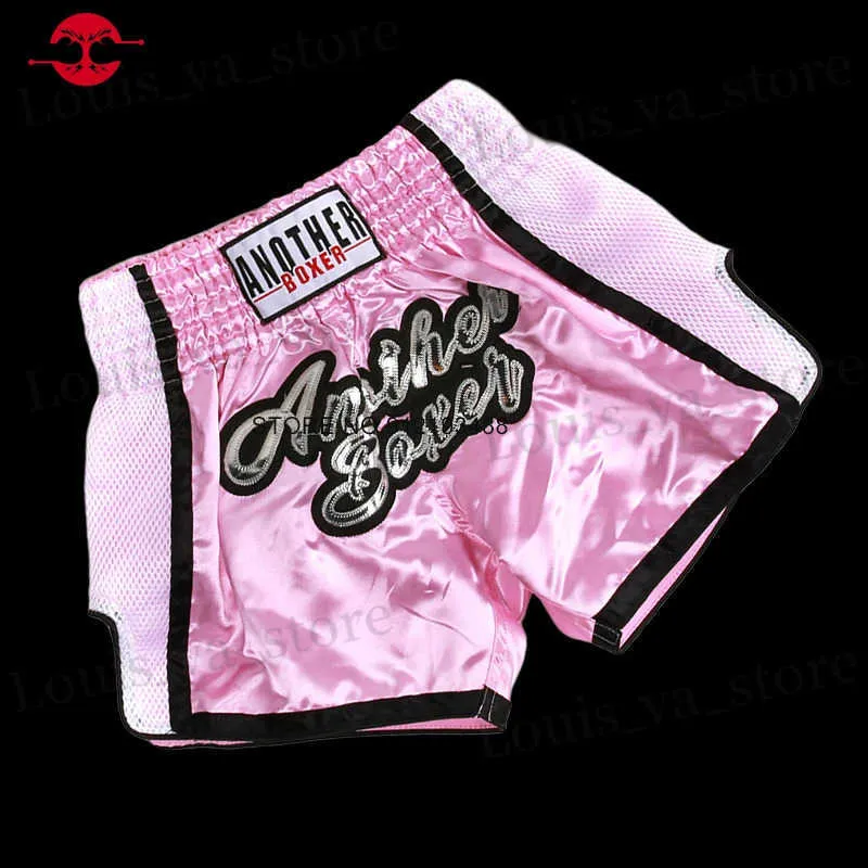 Heren shorts kickboxing shorts Kids volwassen muay thai shorts mannen ademende fr vecht grappling boks shorts dames vechtsporten mma kleding t240419